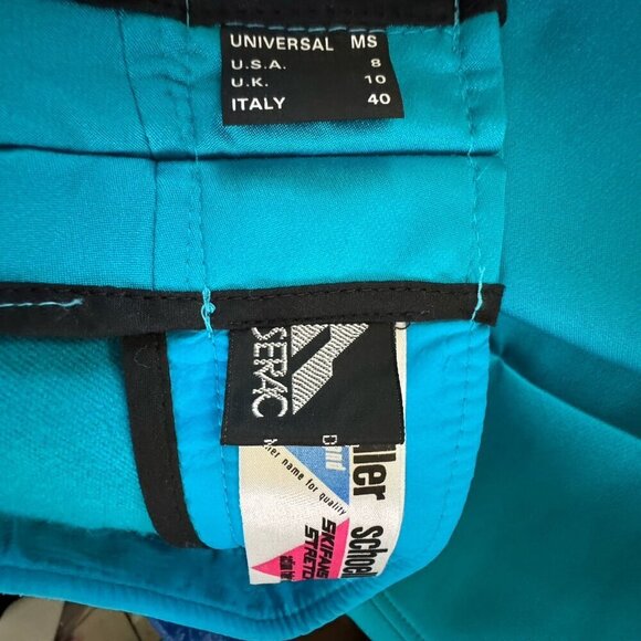 Vintage 80's Womens Snow Ski Pants stirrups Schoeller of switzerland size 8 NWT - Picture 11 of 14